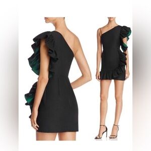 Sandro One Shoulder Mini Dress